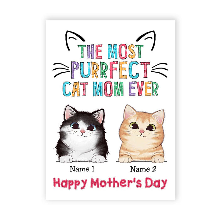 Personalized Cat Mom Mother's Day Card MR162 26O58 1