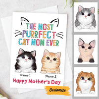 Personalized Cat Mom Mother's Day Card MR162 26O58 thumb 1