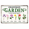 Personalized Mom Grandma Garden Metal Sign MR163 30O47 1
