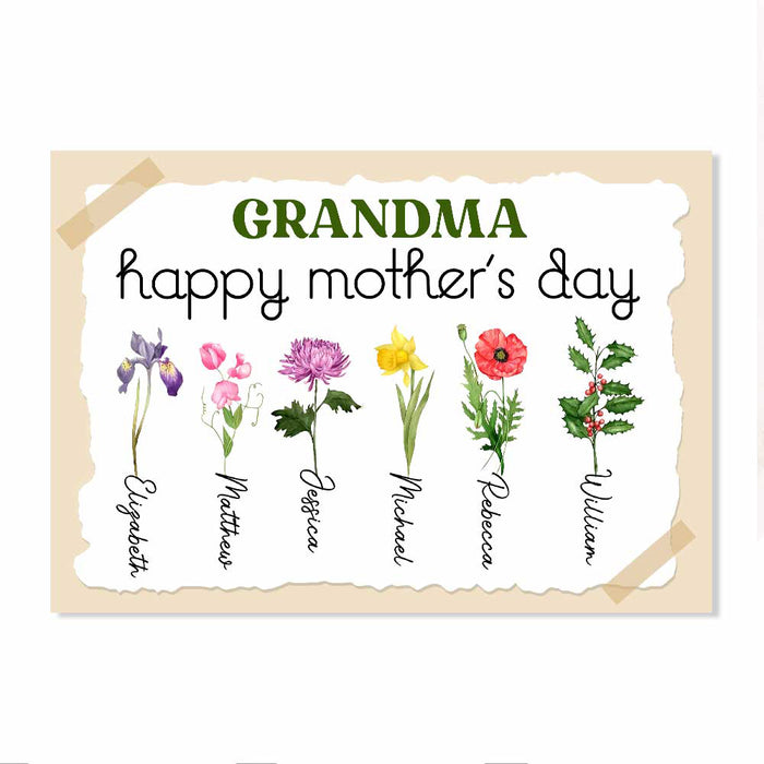 personalized-mom-grandma-mother-s-day-card-mr162-95o47-famvibe for Free Printable Mothers Day Cards Grandma Personalized Mom Grandma Mother's Day Card MR162 95O47 - Famvibe for Free Printable Mothers Day Cards Grandma
