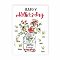 Personalized Mom Grandma Happiness Card MR161 30O34 thumb 1