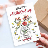 Personalized Mom Grandma Happiness Card MR161 30O34 thumb 1