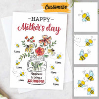 Personalized Mom Grandma Happiness Card MR161 30O34 thumb 1