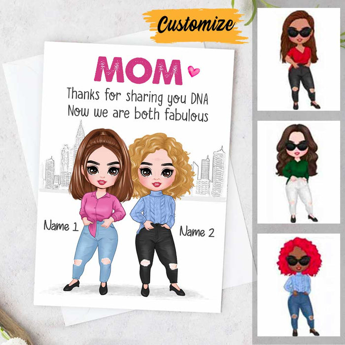 Personalized Mom Grandma Mother's Day Card MR172 26O34 1