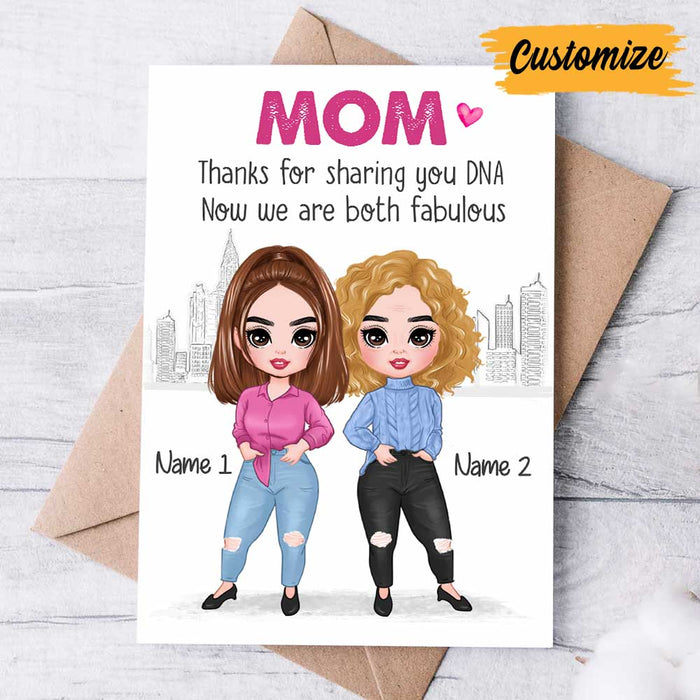 Personalized Mom Grandma Mother's Day Card MR172 26O34 1