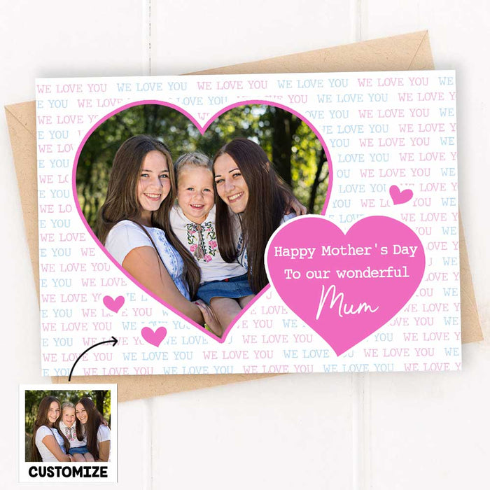 Personalized Mom Grandma Photo Mothers Day Card MR172 30O47 1