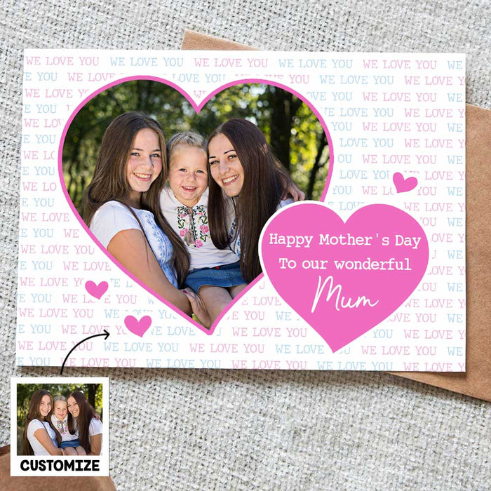 Personalized Mom Grandma Photo Mothers Day Card MR172 30O47 1