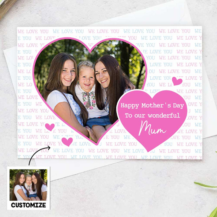 Personalized Mom Grandma Photo Mothers Day Card MR172 30O47 1