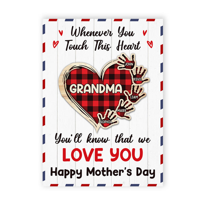 Personalized Mom Grandma Mothers Day Card MR184 31O36 1