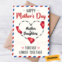 Personalized Mom Daughter Long Distance Mothers Day Card MR182 31O53 thumb 1
