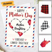 Personalized Mom Daughter Long Distance Mothers Day Card MR182 31O53 thumb 1