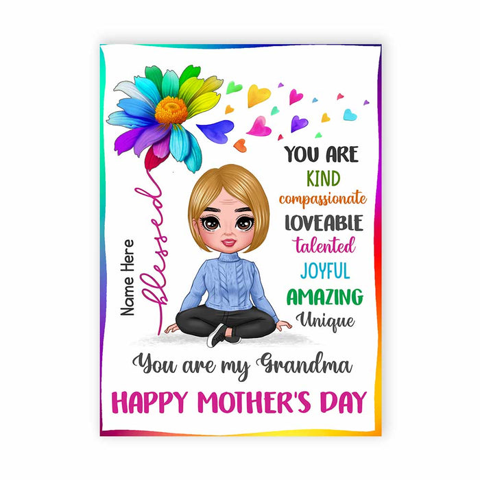 Personalized Mom Grandma Mother's Day Card MR172 30O34 1