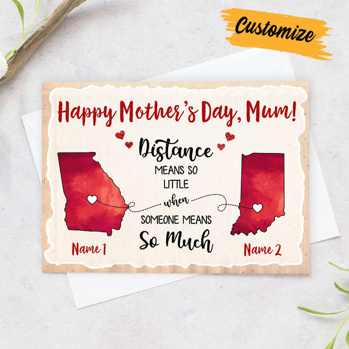 Personalized Mom Grandma Someone Means So Much This Mother's Day Card MR182 28O36 1