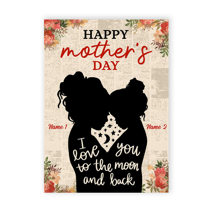 Personalized Mom Daughter Mothers Day Card MR181 31O53 1