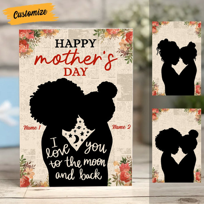 Personalized Mom Daughter Mothers Day Card MR181 31O53 1