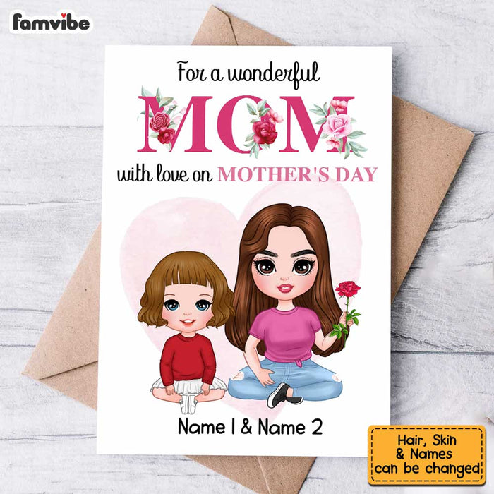 Personalized Mom Grandma Mother's Day Card MR182 95O34 1