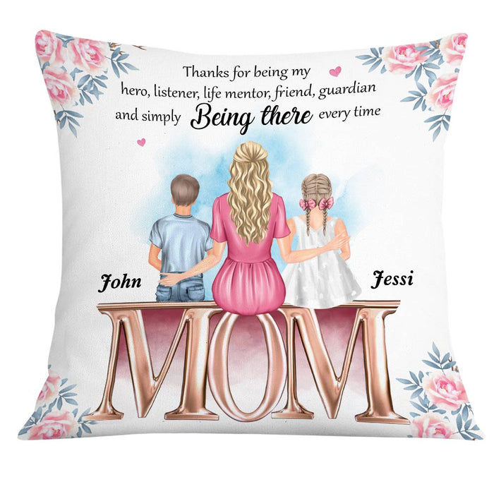 Personalized Mom Forever Friend This Mother's Day Pillow AP152 28O28 1