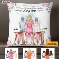 Personalized Mom Forever Friend This Mother's Day Pillow AP152 28O28 thumb 1