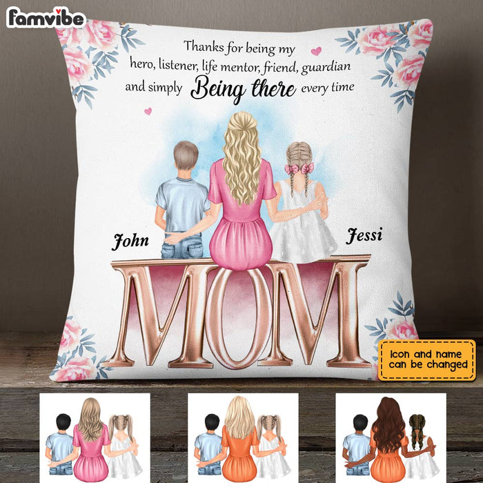 Personalized Mom Forever Friend This Mother's Day Pillow AP152 28O28 1