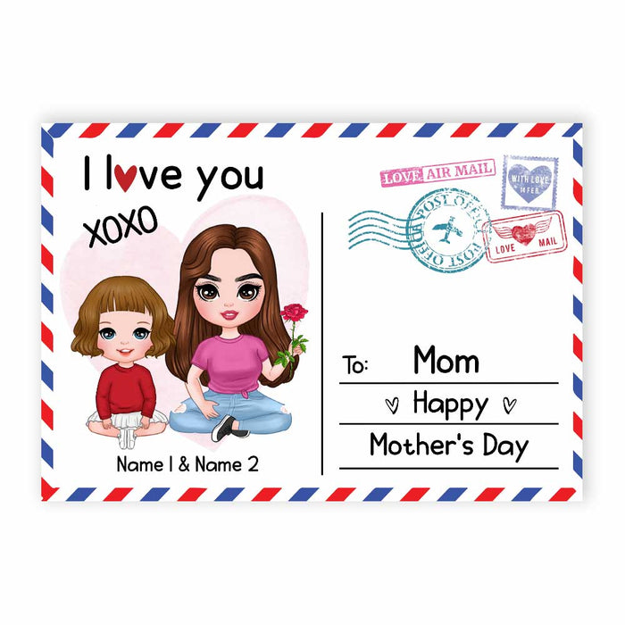 Personalized  Mom Grandma Mother's Day Card MR211 95O34 1