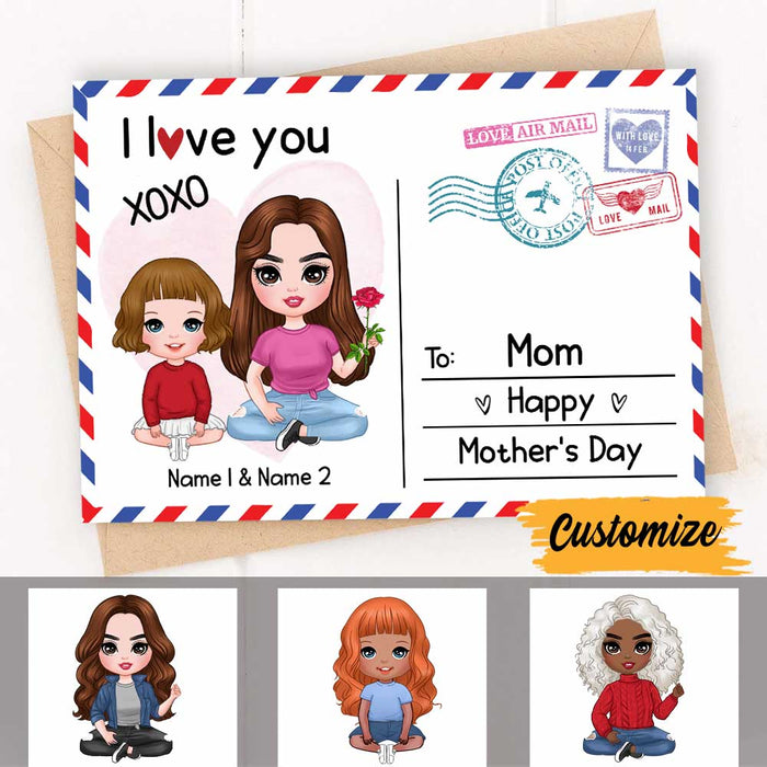 Personalized  Mom Grandma Mother's Day Card MR211 95O34 1