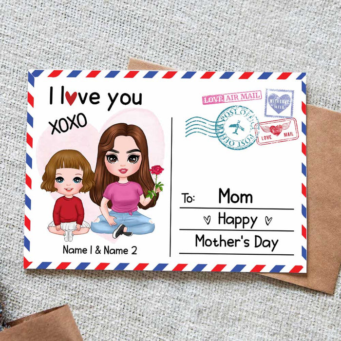 Personalized  Mom Grandma Mother's Day Card MR211 95O34 1