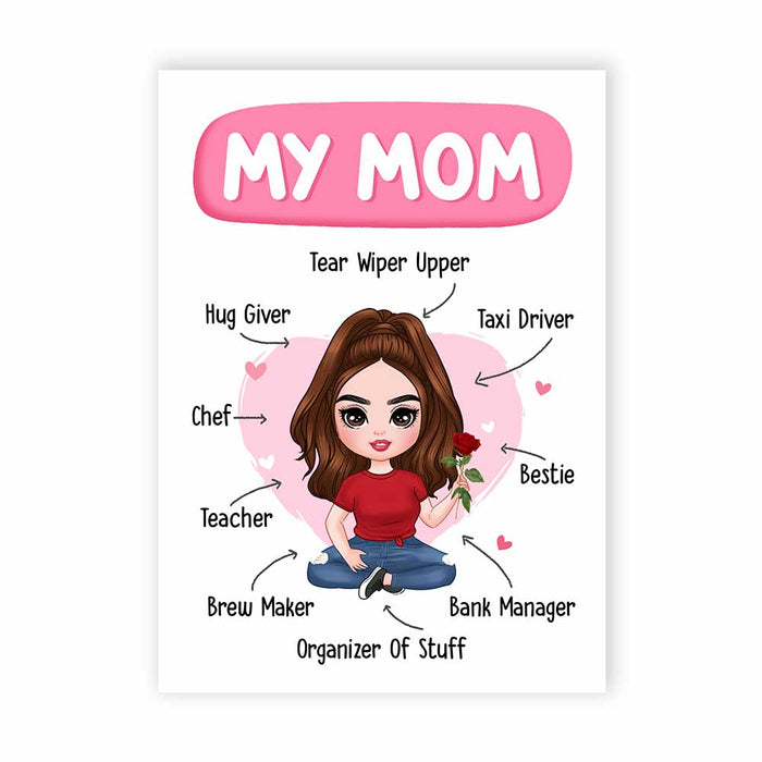 Personalized Mom Grandma Mother's Day Card MR222 95O47 1