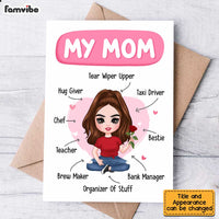 Personalized Mom Grandma Mother's Day Card MR222 95O47 thumb 1
