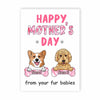 Personalized Dog Mom Mother's Day Card MR222 85O34 1