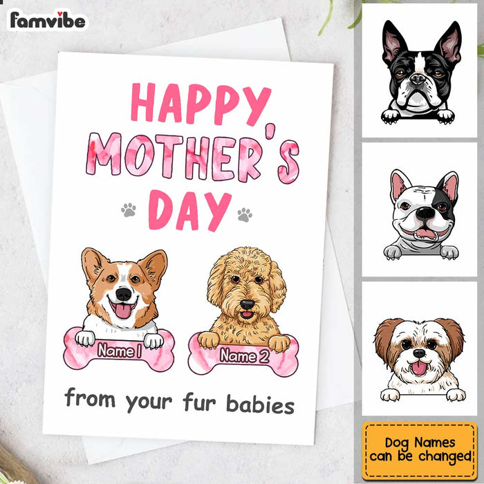 Dog Mothers Day Card Mother's Day Card From the Dog, Dog Mom Card, Mother's  Day Gift for Sister 