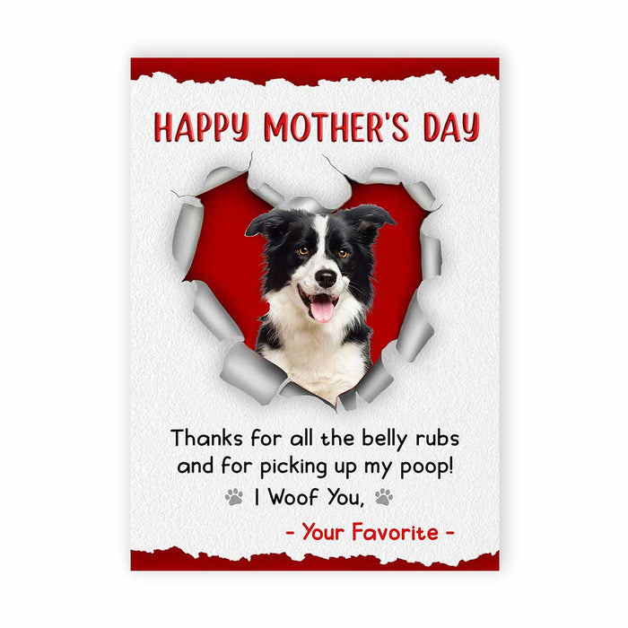 Personalized Dog Mom Mother's Day Photo Card MR221 85O34 1