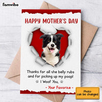 Personalized Dog Mom Mother's Day Photo Card MR221 85O34 thumb 1