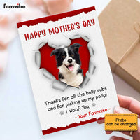 Personalized Dog Mom Mother's Day Photo Card MR221 85O34 thumb 1