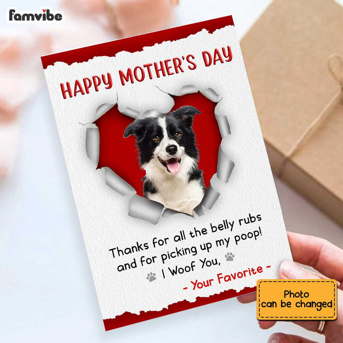 Personalized Dog Mom Mother's Day Photo Card MR221 85O34 1