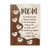 Personalized Mom Grandma Mother's Day Card MR222 26O36 thumb 1