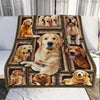 Golden Retriever Dog Fleece Blanket DCB0202 81O60 1