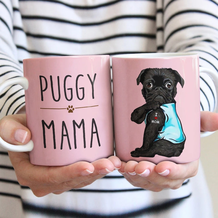Black Pug Dog Mug SAP0806 81O36 1