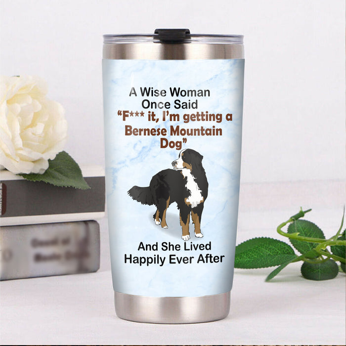 Bernese Mountain Dog Steel Tumbler FB0604 70O42 1