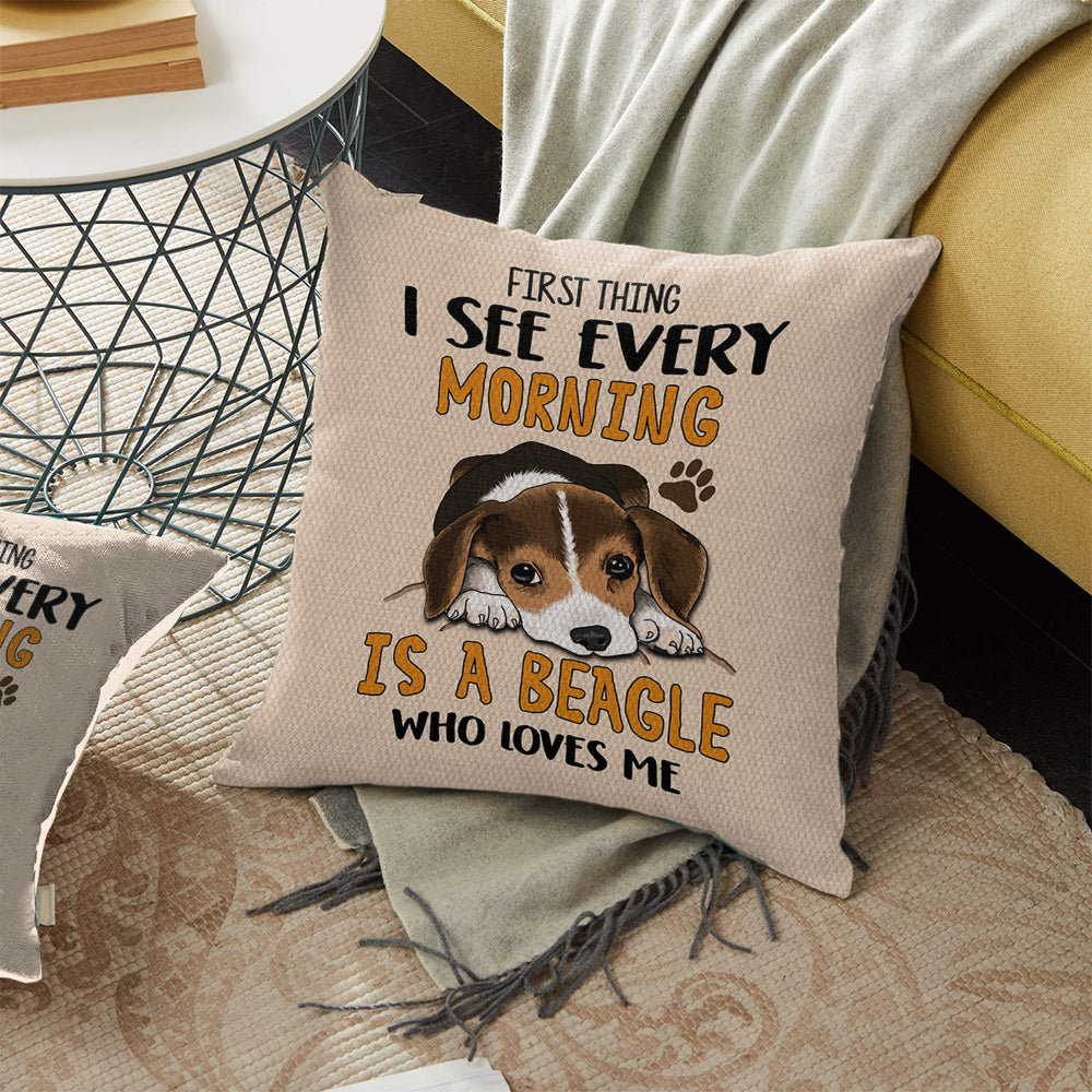 Beagle Dog Pillow OCT2901 85O34 (Insert Included)