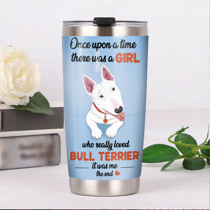Bull Terrier Dog Steel Tumbler MR0707 70O51 1