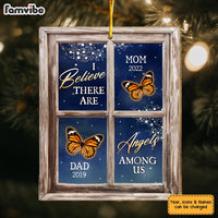 Personalized Memorial Butterfly I Believe There Are Angels Among Us Ornament 30091 thumb 1