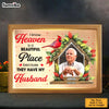 Personalized Memorial Gift Cardinal I Know Heaven Is A Beautiful Place Picture Frame Light Box 31602 1