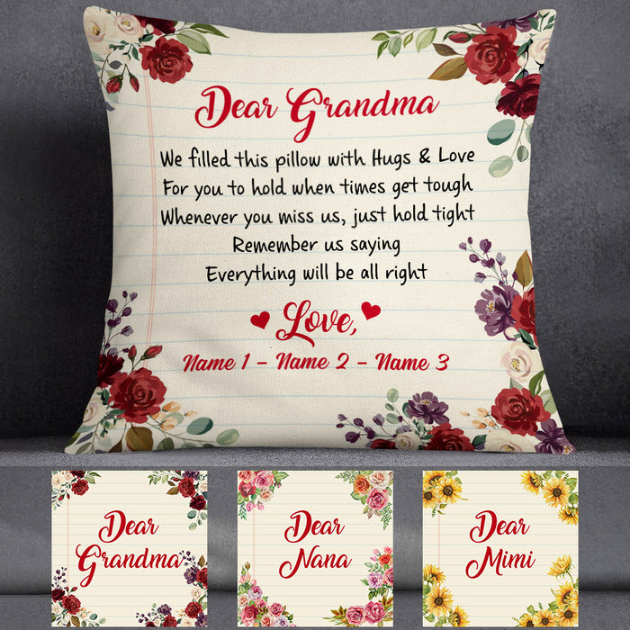 Personalized Dear Grandma Pillow JR273 73O53 (Insert Included) 1