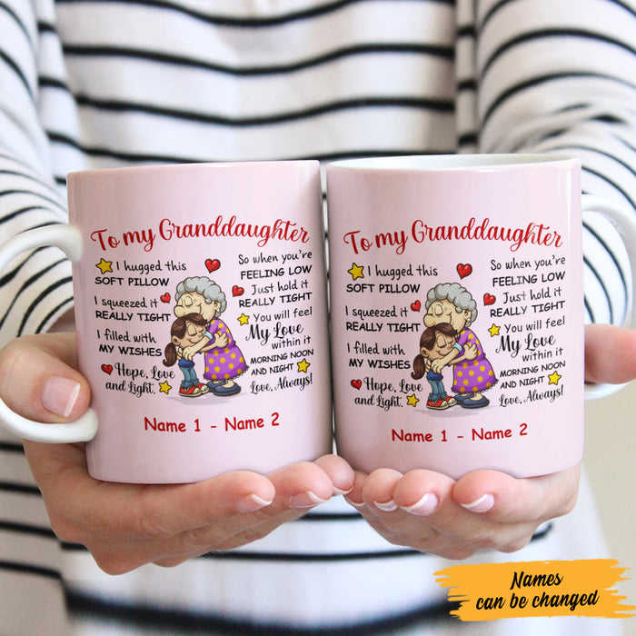 Personalized To My Granddaughter Mug NB191 29O47 1