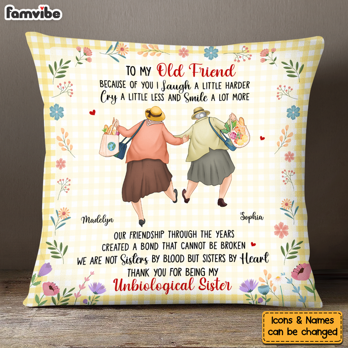 Personalized Gift For Old Friends A Bond That Cannot Be Broken Pillow 30675 1