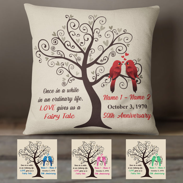Personalized Fairy Tale Wedding Couple  Pillow SB222 65O36 (Insert Included) 1