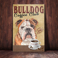 Bulldog Coffee Club Canvas FB2403 68O42 thumb 1