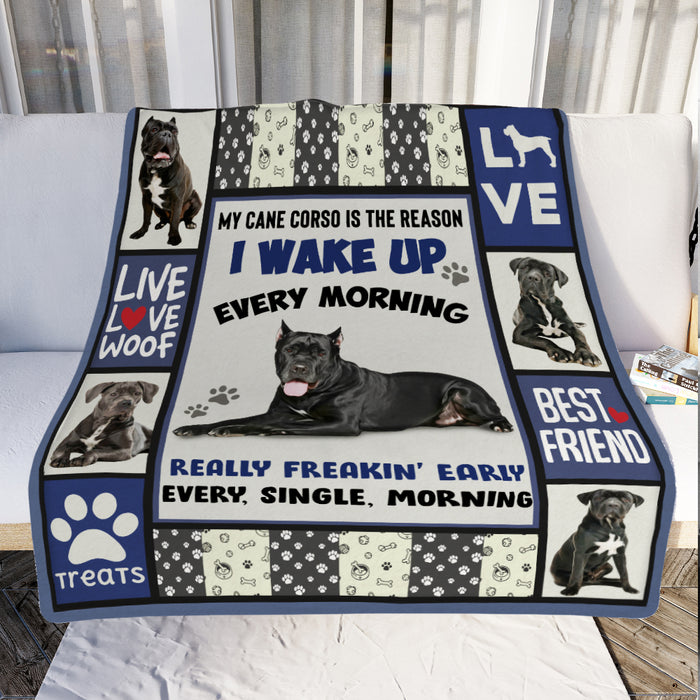 Cane Corso Dog Fleece Blanket MR0302 69O56 1