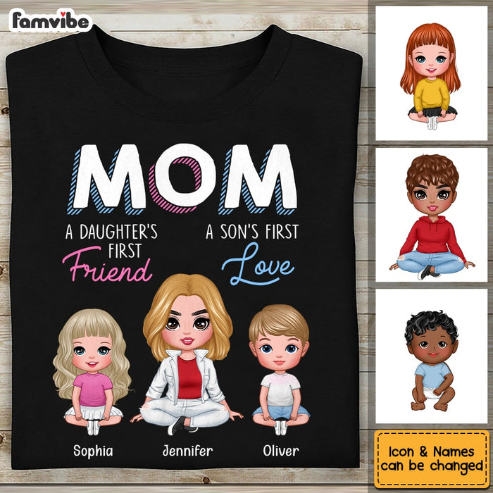 Personalized Mom Daughter Son T Shirt MR223 30O53 1