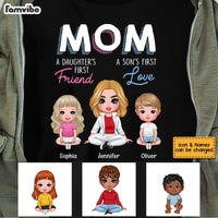 Personalized Mom Daughter Son T Shirt MR223 30O53 thumb 1